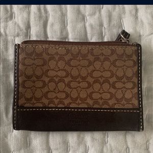 Coach zip wallet